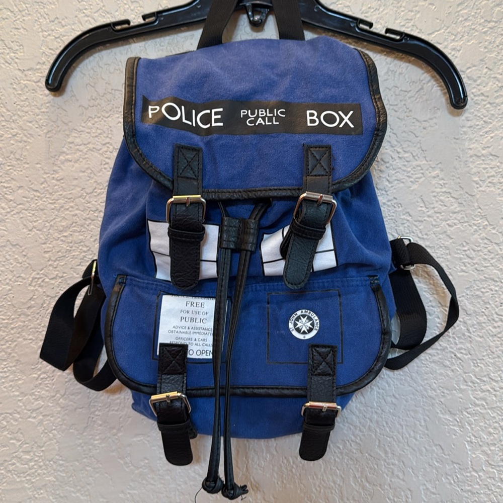 Dr Who Tardis Backpack